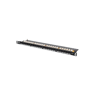 Патч-панель 19 " 0.5U, 24xRJ45, cat 6 UTP в зборі Digitus (DN-91624U-SL-SH) изображение 1