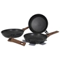 Набір сковорідок Gimex Frying Pan Black (6979264) - зменшене зображення 1