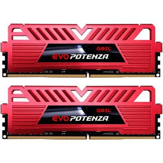 Модуль пам'яті для комп'ютера DDR4 8GB (2x4GB) 2400 MHz EVO POTENZA Geil (GPR48GB2400C15DC) - зображення 1
