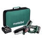 Ланцюгова пила Metabo MS 18 LTX 15 18V, 2Ah, шина 15см. кейс (600856500) - зменшене зображення 1