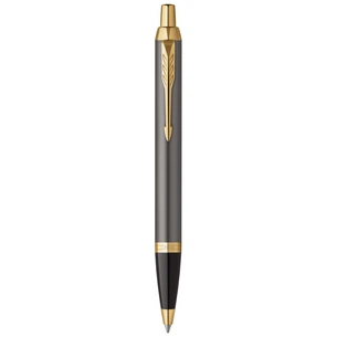 Ручка кулькова Parker IM 17 Grey Lacquer GT BP (21 132) зображення 1