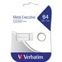 USB флеш накопичувач Verbatim 64GB Metal Executive Silver USB 2.0 (98750) - зменшене зображення 5