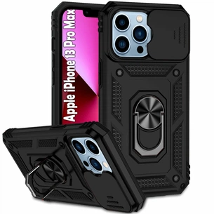 Чохол до мобільного телефона BeCover Military Apple iPhone 13 Pro Max Black (707105) зображення 1