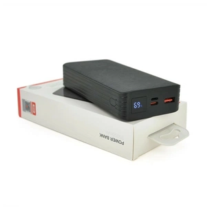 Батарея універсальна XO 20000mAh, PD/20W, QC/18W, Lightning, Type-C, USB, black (XO-PR144B) зображення 1