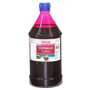 Чорнило WWM Canon GI-490 1000г Magenta (C49/M-4) зображення 1