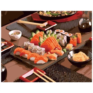 Картина по номерам Strateg Sushi time, 40х50 см (SY6069) зображення 1