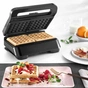 Електрогриль DeLonghi SW12C BK (SW12CBK) - зменшене зображення 4