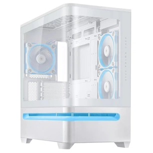 Корпус Asus Prime AP202 ARGB Tempered Glass White без БЖ (90DC00P3-B19000) изображение 1