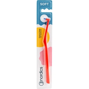 Зубна щітка Nordics Single Tuft Soft Red Монопучкова (3800501908075) зображення 1