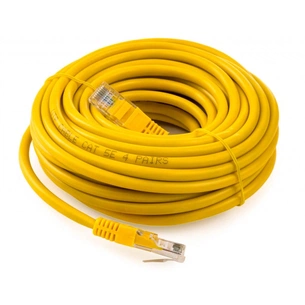 Патч-корд Vinga UTPCat5e 10.0 m CCA (VCPPCCCS10Y) зображення 1