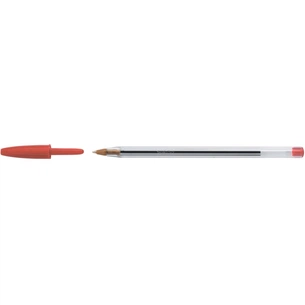 Ручка кулькова Bic Cristal, червона (bc847899) зображення 1