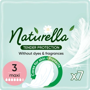 Гігієнічні прокладки Naturella Ніжний Захист Maxi (Розмір 3) 7 шт. (8700216045421) зображення 1