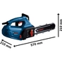 Ланцюгова пила Bosch Professional для газобетонных блоків GAC 250, 1200 Вт, 330 мм, 3/8 (0.601.2B6.020) - уменьшенное изображение 10