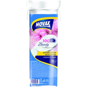 Ватні диски Novax 100 шт. (4751023298894) зображення 1