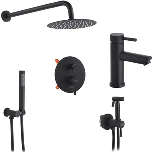 Душевой гарнитур Kroner Edelstahl Klassisch-SCH082 + змішувач Edelstahl Klassisch-SCH010 + змішувач Edelstahl Klassisch- (CVS30166) изображение 1