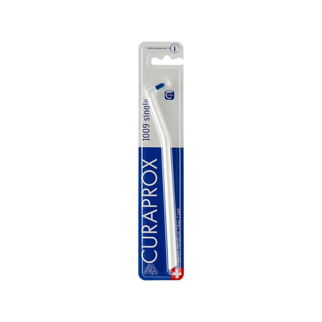 Зубна щітка Curaprox CS 1009 Single & Sulcular 9 мм Монопучкова Біла (CS 1009-07) - изображение 1