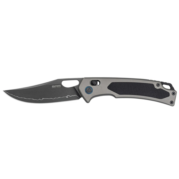 Ніж SRM Retriever 9203-AK, Black G10/Aluminium, Black Stonewash (9203-AK2) - зображення 1