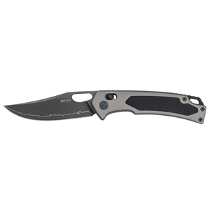 Ніж SRM Retriever 9203-AK, Black G10/Aluminium, Black Stonewash (9203-AK2) зображення 1