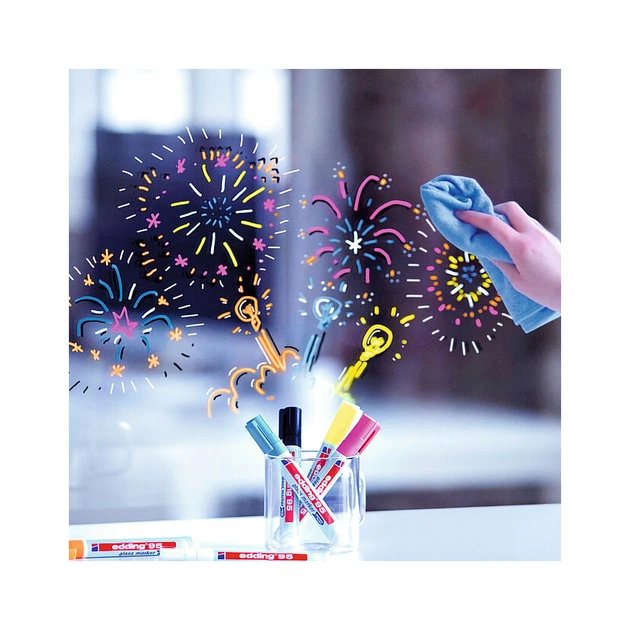 Маркер Edding Glass e-95 1,5-3 мм круглий білий (e-95/49) - picture 3