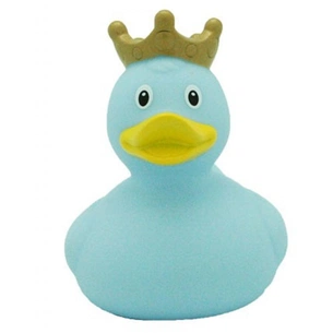 Игрушка для ванной Funny Ducks Утка в короне голубая (L1927) изображение 1