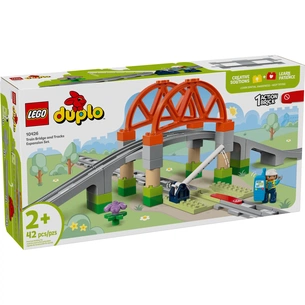 Конструктор LEGO DUPLO Town Додатковий набір. Залізничний міст і колії (10426) зображення 1