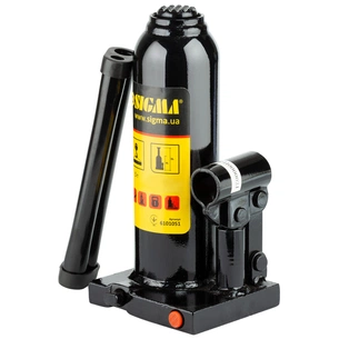 Домкрат Sigma гідравлічний пляшковий 5т, 210-420мм (6101051) зображення 1