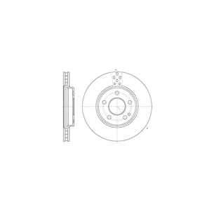 Гальмівний диск REMSA 61029.10 зображення 1