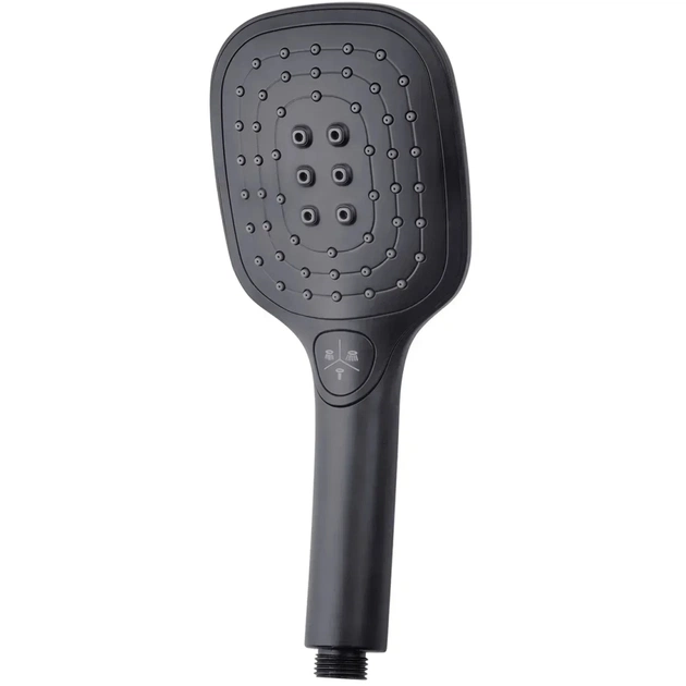 Душовий гарнітур Kroner Edelstahl Kubus - SCH060 + змішувач Edelstahl Kubus - SCH010 + штанга для душу Edelstahl Kubus - (CVS30161) - зображення 9