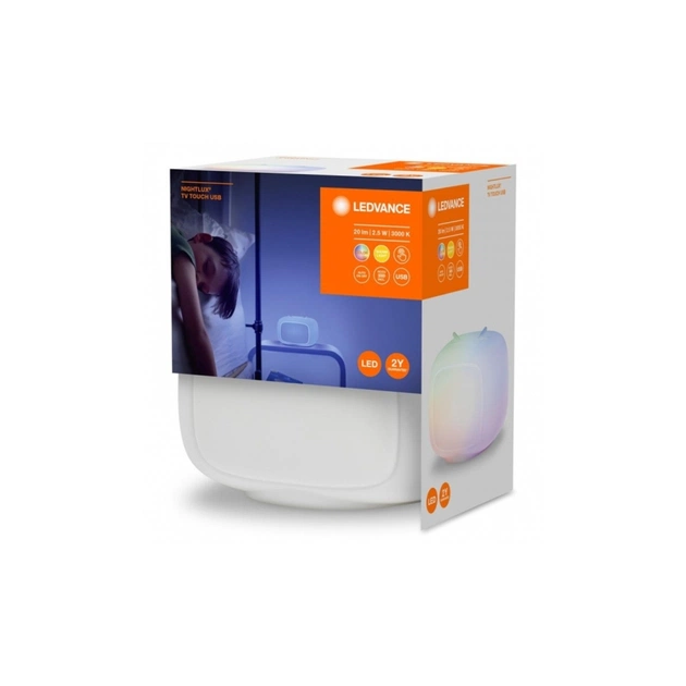 Ночник LEDVANCE NIGHTLUX TOUCH LED 2,5W Retro TV, micro-USB, RGBW (4058075602137) - изображение 1