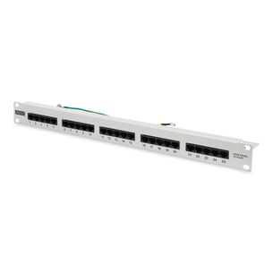 Патч-панель 19" 25xRJ-45 UTP cat.3, 1U Digitus (DN-91325-1) изображение 1
