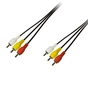 Кабель мультимедійний 3xRCA M to 3xRCA M 1.5m Piko (1283126473951) - зменшене зображення 1