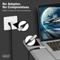 Дата кабель USB AM to RJ45 Ethernet 3.0m CAT 6A S/FTP 1Gbps LSZH Digitus (AK-300600-030-S) - уменьшенное изображение 2