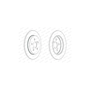 Гальмівний диск FERODO DDF1875C зображення 1