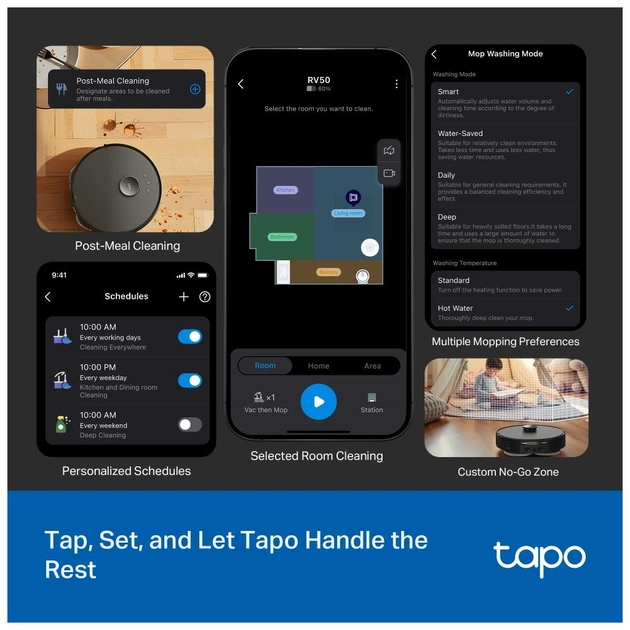 Пилосос TP-Link Tapo RV50 Pro Omni - зображення 12