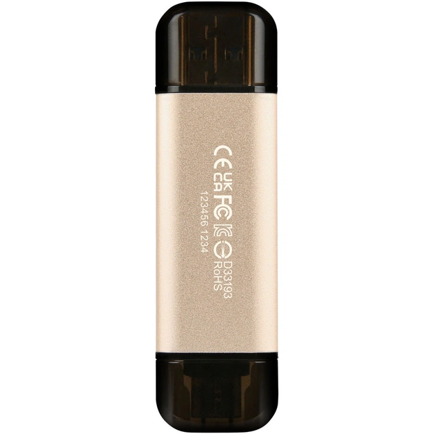 USB флеш накопичувач Transcend 512GB JetFlash 930C Gold-Black USB 3.2/Type-C (TS512GJF930C) - picture 7