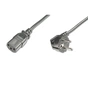 Кабель питания C13 0.75m 0.75mm black Digitus (AK-440109-008-S) - уменьшенное изображение 1