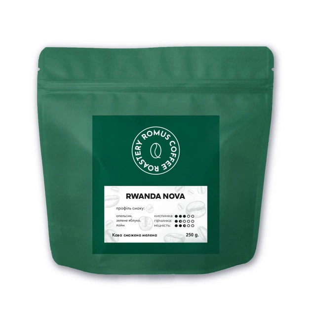 Кава Romus Coffee Roastery Rwanda Nova мелена 250 г (961324) - зображення 1