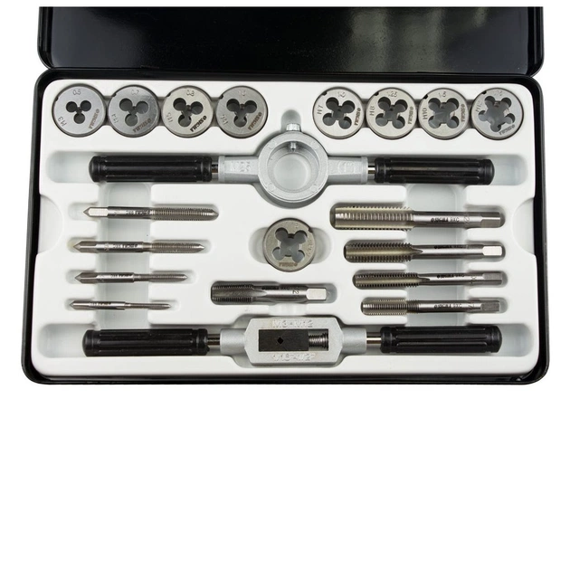 Набір мітчиків і плашок Sigma 20 предм., металевий кейс (1643111) - зображення 4