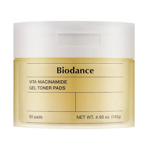 Патчі для обличчя Biodance Vita Niacinamide Gel Toner Pad 60 шт. (8809891183685) изображение 1