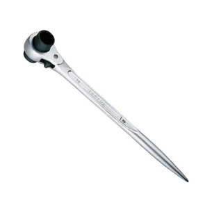 Ключ Toptul тріскачковий силовий з подвійною головкою 10x13мм, 240мм (AEAH1013) зображення 1