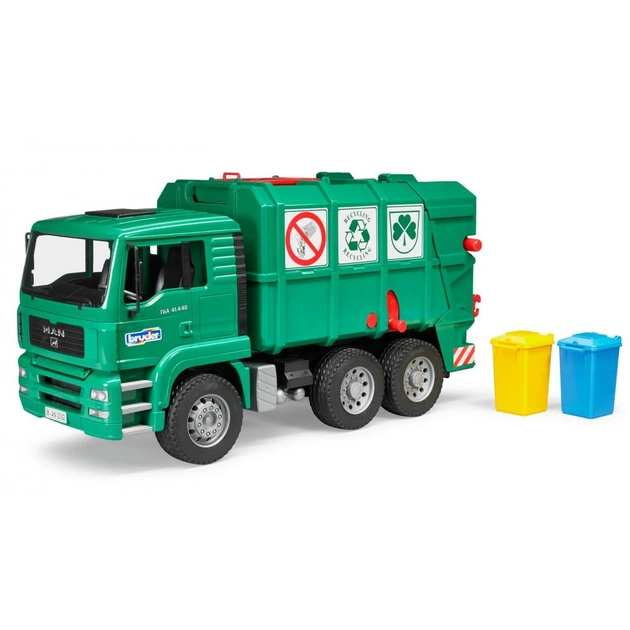 Спецтехніка Bruder Сміттєвоз Bruder MAN TGA М1:16 (02753) - изображение 1