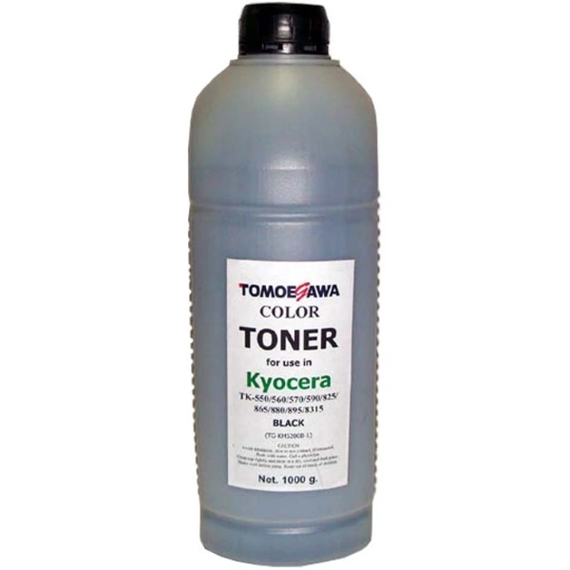 Тонер KYOCERA TK-550/825/865/880/895/8315 1кг Black Tomoegawa (TG-KM5200B-1) - изображение 1