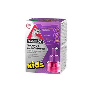 Рідина для фумігатора iRex Kids Від комарів 30 ночей (4820184442450) зображення 1
