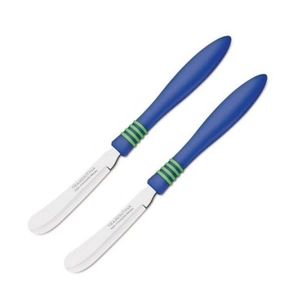 Набір ножів Tramontina COR & COR для масла 2шт 76 мм Blue (23463/213) зображення 1