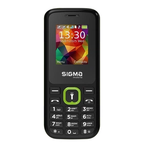 Мобiльний телефон Sigma mobile X-style 171 Mini Dual Sim Black/Green зображення 1