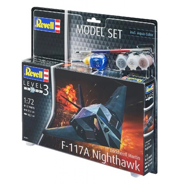 Збірна модель Revell Винищувач F-117 «Козодой» 1:72 (4009803638997) - изображение 1
