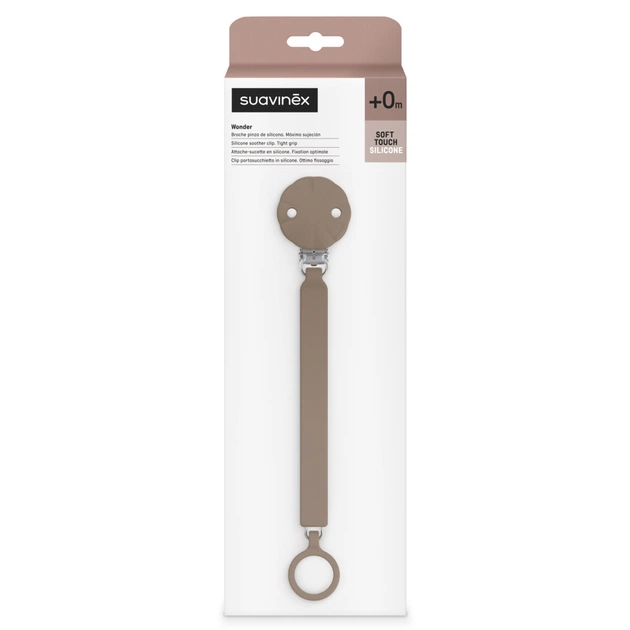 Кліпса для пустушок Suavinex Wonder коричнева (402550) - picture 5