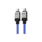 Дата кабель USB-C to USB-C 1.0m CoolPlay Fast Charging 100W blue Baseus (CAKW000203) - зменшене зображення 5