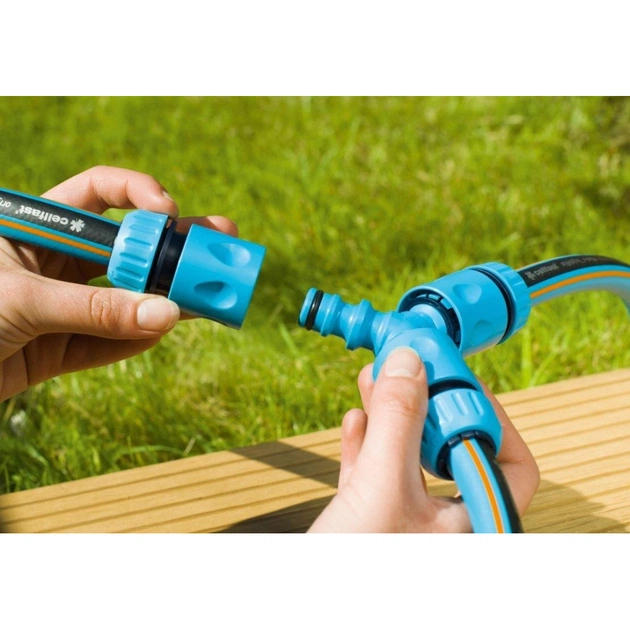 Трійник для шлангу Cellfast трійник BASIC 1/2" для муфт 1/2, 3/4" (51-205H) - picture 3
