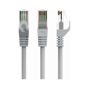 Патч-корд 1.5м UTP cat 6 CU gray Cablexpert (PP6U-CU-1.5M) зображення 1